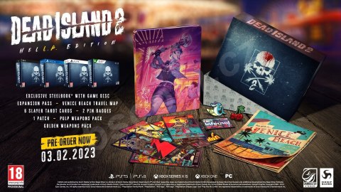 Dead Island 2 Hella-A Edition PS4 Nowa Gra w folii Edycja Kolekcjonerska Dead Island 2 Hella-A Edition PS4 Nowa Gra w folii Edycja Kolekcjonerska