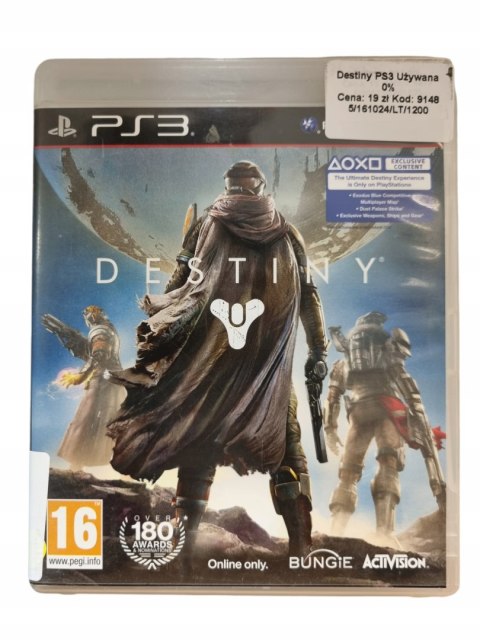 Destiny Sony PS3 PlayStation 3 Gra na Płycie Destiny Sony PS3 PlayStation 3 Gra na Płycie
