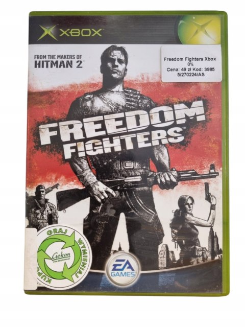 FREEDOM FIGHTERS Microsoft Xbox Gra na Płycie FREEDOM FIGHTERS Microsoft Xbox Gra na Płycie