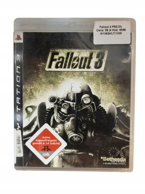 Fallout 3 PS3 PlayStation 3 Gra na Płycie Fallout 3 PS3 PlayStation 3 Gra na Płycie