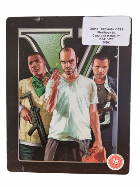 Grand Theft Auto V Sony PlayStation 3 Gra na Płycie Grand Theft Auto V Sony PlayStation 3 Gra na Płycie