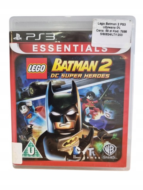 LEGO BATMAN 2 DC SUPER HEROES Sony PlayStation 3 Gra na Płycie LEGO BATMAN 2 DC SUPER HEROES Sony PlayStation 3 Gra na Płycie