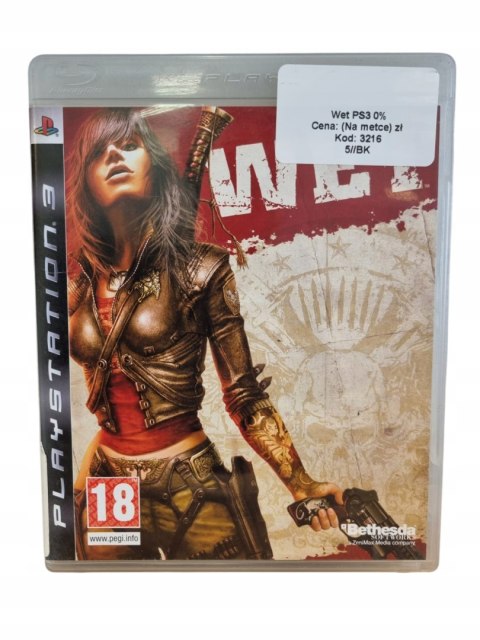 WET Sony PlayStation 3 Gra na Płycie WET Sony PlayStation 3 Gra na Płycie