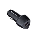 Ładowarka samochodowa Forcell F-Energy Carbon 2 x USB A QC3.0 3A 36W CC50-2A czarna
