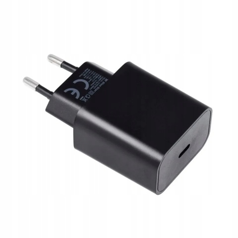 Ładowarka sieciowa do telefonu Blue Star USB C QC4.0 PD 3A 20W + kabel USB C do USB C TFB-TC-20WPD czarna
