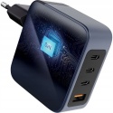 Ładowarka sieciowa do telefonu Forcell F-Energy GaN 3 x USB C + USB A QC4.0 PD 5A 100W VT-46 szara
