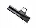 Baseus adapter L41 USB-C do USB-C - jack 3,5 mm czarny