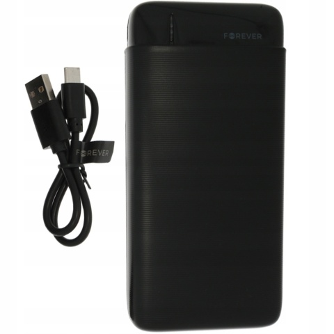 Forever power bank TB-100M 10000 mAh czarny