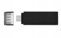Kingston pendrive 128GB USB-C DT70 czarny