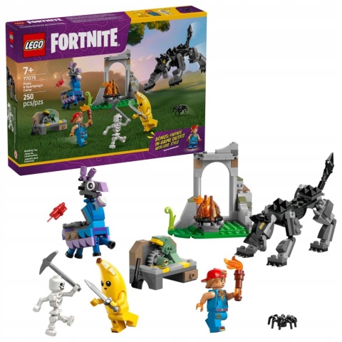 LEGO Fortnite Skórek i Iskra oraz Obóz 77075