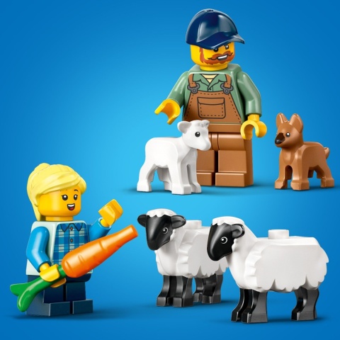 LEGO City - Czerwony traktor z przyczepą i owcą 60461