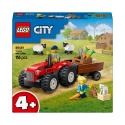 LEGO City - Czerwony traktor z przyczepą i owcą 60461