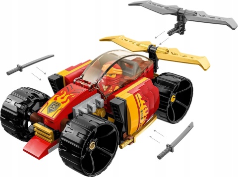 LEGO Ninjago - Samochód wyścigowy ninja Kaia EVO 71780