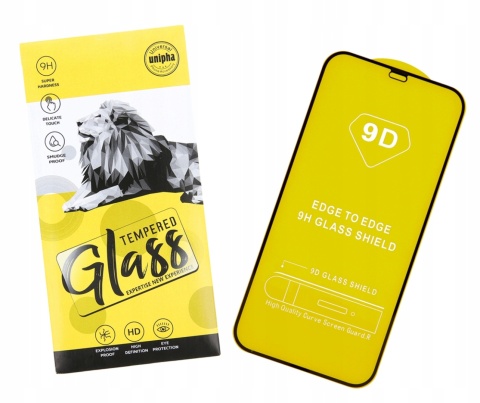 Szkło hartowane 9D do iPhone 12 Pro Max 6,7 czarna ramka