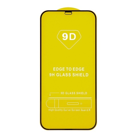 Szkło hartowane 9D do iPhone 12 Pro Max 6,7 czarna ramka