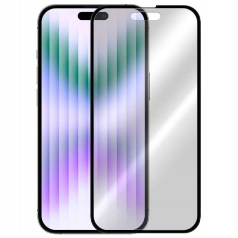 Szkło hartowane 9D do iPhone 14 Pro 6,1 czarna ramka