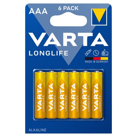 VARTA bateria alkaliczna R3 (AAA) Longlife 6 szt