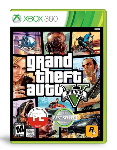 Gra GTA V Grand Theft Auto V Xbox 360 Używana