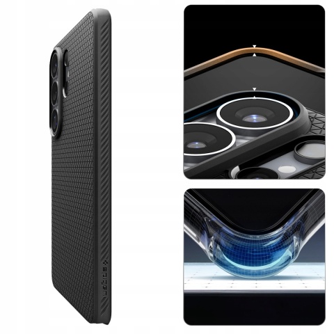Spigen nakładka Liquid Air Mag Magsafe do Samsung Galaxy S26 Ultra matowa czarna