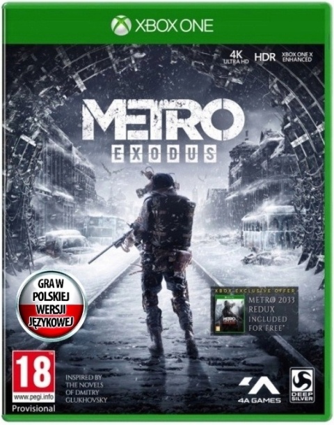 Metro Exodus XONE Xbox One Używana