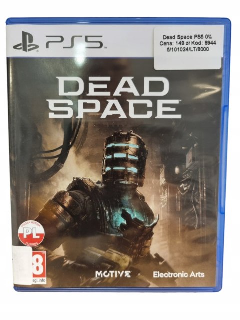 DEAD SPACE PS5 PLAYSTATION 5 GRA NA PŁYCIE PO POLSKU DEAD SPACE PS5 PLAYSTATION 5 GRA NA PŁYCIE PO POLSKU