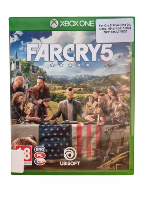 Far Cry 5 Xbox One Microsoft Xbox One Używana Far Cry 5 Xbox One Microsoft Xbox One Używana
