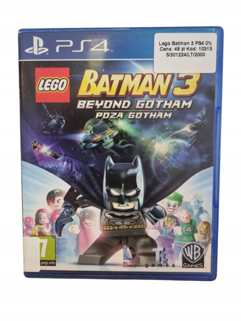 Lego Batman 3: Beyond Gotham Sony PlayStation 4 PS4 Lego Batman 3: Beyond Gotham Sony PlayStation 4 PS4