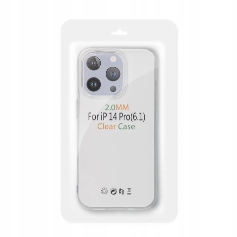 Etui na iPhone 16 Clear Case 2 mm (camera protection) transparentne