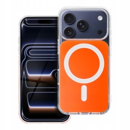 Etui na iPhone 17 Clear Fusion Mag Cover zgodne z MagSafe hermes orange