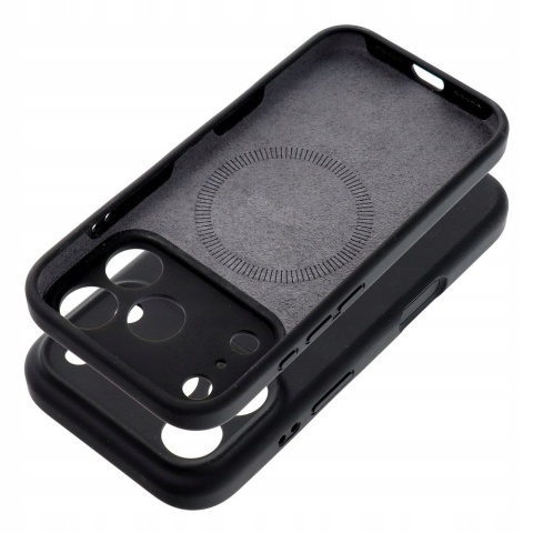 Etui na iPhone 17 Forcell F-Protect Rubber Premium zgodny z MagSafe czarny 0INT