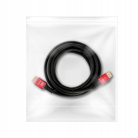Kabel HDMI 2.1 8K 60Hz / 4K 120Hz - Ultra High Speed, HDR, eARC, VRR, 48Gbps 3 m czarny