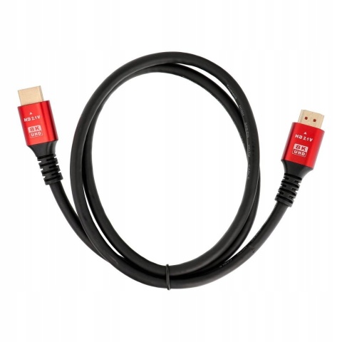 Kabel HDMI 2.1 8K 60Hz / 4K 120Hz - Ultra High Speed, HDR, eARC, VRR, 48Gbps 3 m czarny