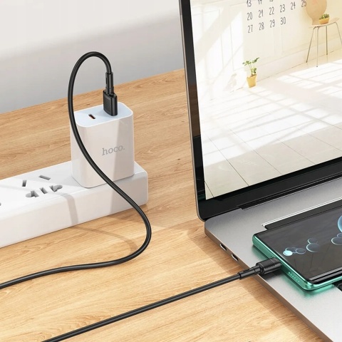 Kabel USB A do USB C Hoco 3A 1 m X83 czarny