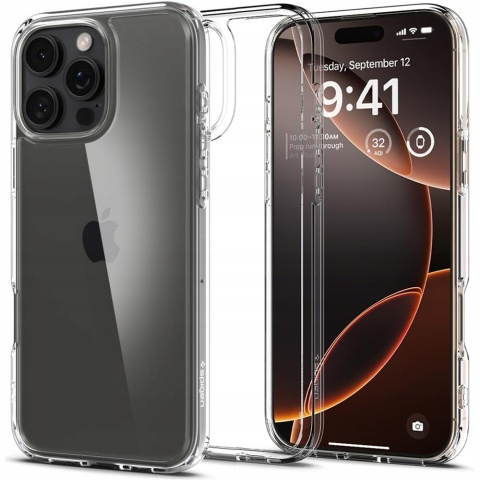 SPIGEN futerał ULTRA HYBRID do IPHONE 17 crystal clear