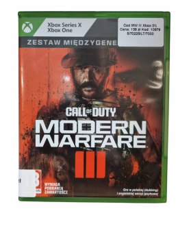 Call of Duty Modern Warfare III Xbox one Series X Używana