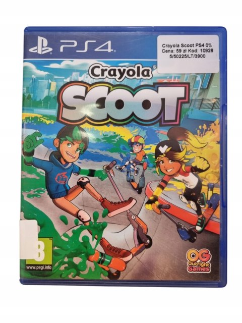 Crayola Scoot PS4 Używane Crayola Scoot PS4 Używane