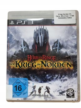 DER HERR DER RINGE DER KRIEG IM NORDEN PS3 Playstation 3 Używana
