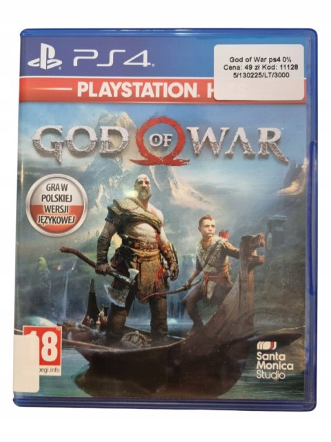 God of War PS4 PlayStation 4 Używana God of War PS4 PlayStation 4 Używana