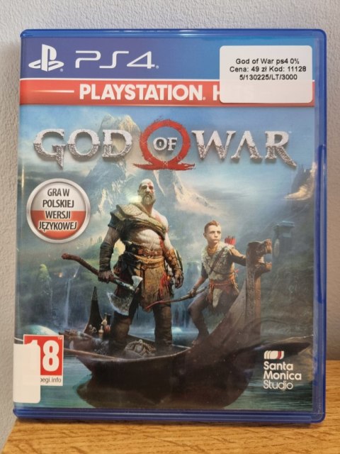 God of War PS4 PlayStation 4 Używana God of War PS4 PlayStation 4 Używana