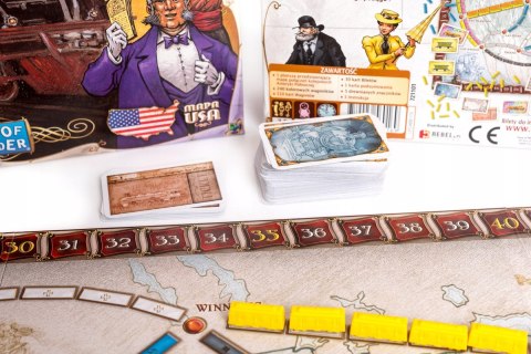 Gra planszowa REBEL Wsiąść do Pociągu: USA Gra planszowa REBEL Wsiąść do Pociągu: USA