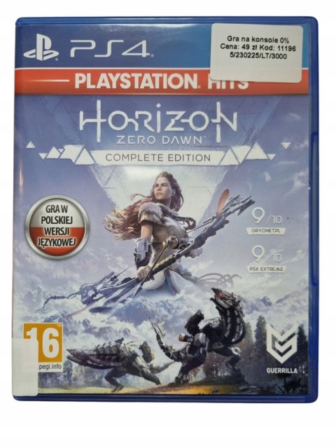 Horizon Zero Dawn Complete Edition PS4 PlayStation 4 Używana Horizon Zero Dawn Complete Edition PS4 PlayStation 4 Używana