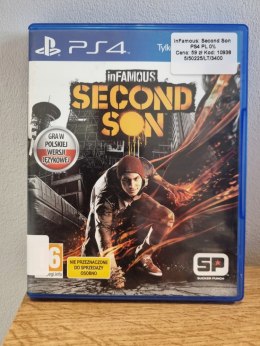 Infamous Second Son PS4 Używana