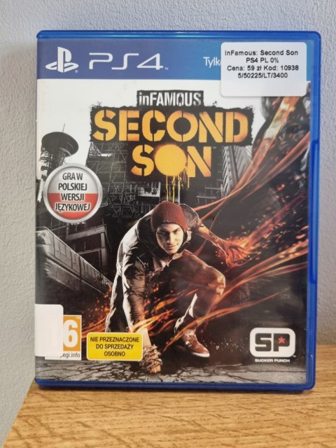 Infamous Second Son PS4 Używana Infamous Second Son PS4 Używana