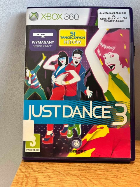 Just Dance 3 Xbox 360 Używana Just Dance 3 Xbox 360 Używana