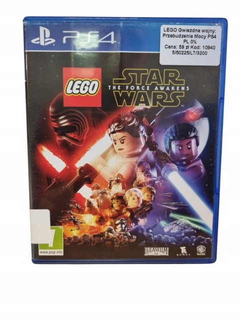 Lego Star Wars Przebudzenie Mocy The Force Awakens PS4 Używane Lego Star Wars Przebudzenie Mocy The Force Awakens PS4 Używane