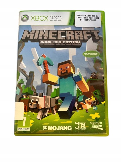 Minecraft Xbox 360 Edition Używana Minecraft Xbox 360 Edition Używana