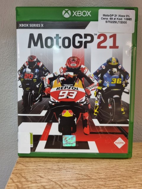Moto GP 21 Xbox Series X Używana Moto GP 21 Xbox Series X Używana