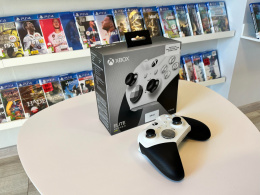 Oryginalny Pad Kontroler Xbox Elite 2 biało-czarny | Używany