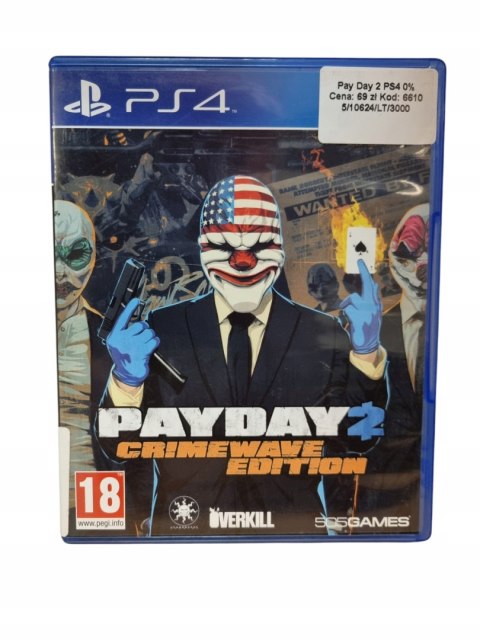 Payday 2: Crimewave Edition PS4 Używane Payday 2: Crimewave Edition PS4 Używane