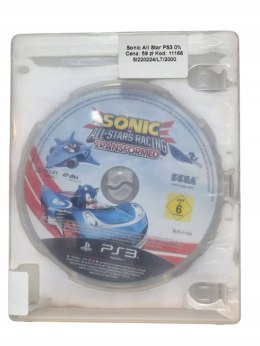 Sonic & All-Stars Racing Transformed PS3 Playstation 3 Używana